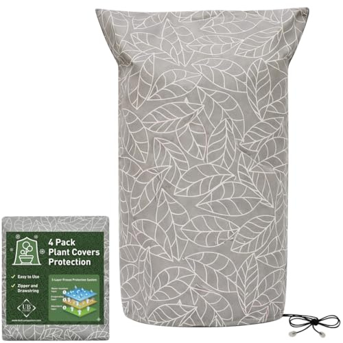 Copertura Piante Inverno Antigelo 150x230 CM, 4 Pezzi | Telo Copri Frutto | Cappuccio per Limoni da Esterno | Sacchi Protezione Giardino & Agrumi