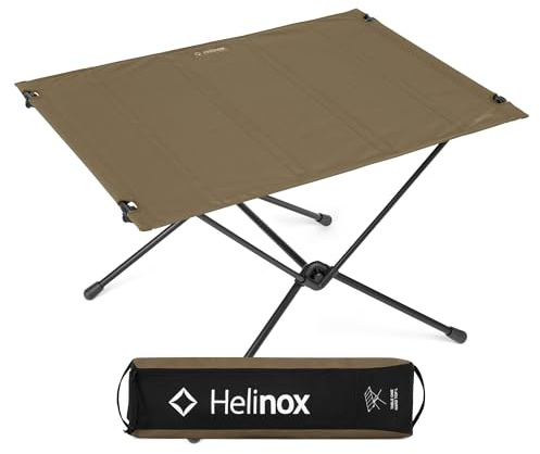 Helinox Table One Hard Top Leichtgewichtiger, zusammenklappbarer und tragbarer Outdoor-Campingtisch, Large – 75 x 57 cm, Coyote Tan (2026)