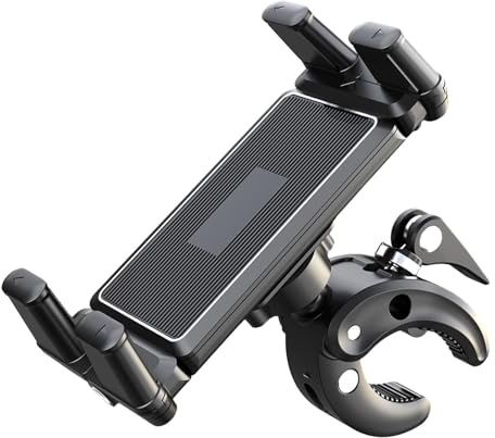 HOOLRZI Support rotatif pour tablettes et microphones pour vélos pour appareils de 4,7 à 9,6 permettant un pupitre à 360 degrés