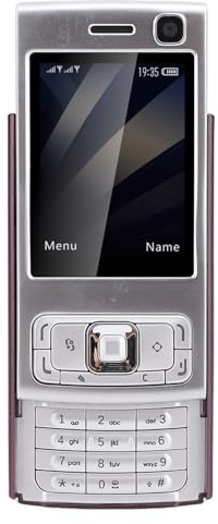Sunydog Slider-Telefon mit 2,0-Zoll-Bildschirm, Lautsprecher, Entsperrtes Mobiltelefon für MP3-MP4-Player, Kamera, BT, Typ-C-Aufladung (Lila)