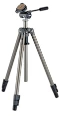 Velbon Sherpa 200R Aluminium Dreibein-Stativ inkl. PH-157Q Kopf (Höhe 167,5 cm, Belastbarkeit 4 kg)