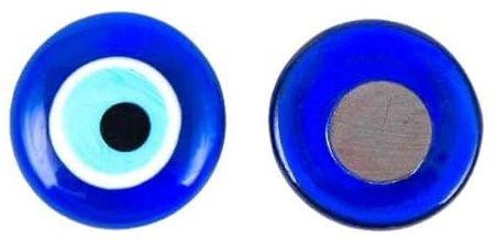 640 - 4cm Lucky Evil Eye Nazar Boncuk Turkish / Greek Glass Fridge Magnet