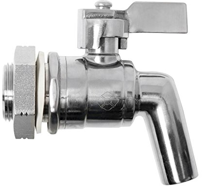 BIELMEIER Auslaufhahn einmachen einwecken Glühwein Bier Edelstahl 3/4 für Einkochautomaten