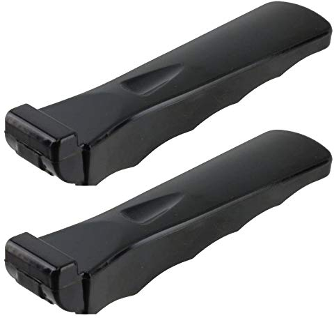 SPARES2GO Moulded Grip Detachable Handle for Smeg Oven Cooker Grill Pan (Pack of 2)