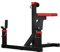 KELTON HZ6 Scottbank schwarz/rot bis zu 500 kg- Hantelbank, Curlbank, Trainingsbank, mit Langhantelablage - höhenverstellbar, Heimtraining - Fitness