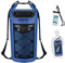 Piscifun Wasserdicht Dry Bag Rucksack Schwimm Dry Rucksack für Wassersport - Angeln Bootfahren Kajak Surfen Rafting Camping Geschenke für Männer und Frauen Sapphire Blue 30L