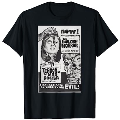 Horror Terror Classic Halloween Monster Poster Horror Movie T-Shirt