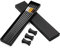 3 Pares de Palillos japoneses, aleación, Color Negro + 3 Palillos Chopsticks Palillos de Acero Inoxidable con Soporte, Set de Regalo de Palillos Chinos