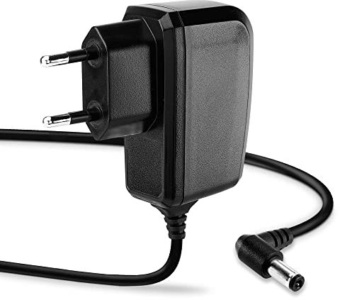 subtel, 9V Ladegerät kompatibel mit Super Nintendo/Entertainment System/Super Famicom Netzteil 5.5mm x 2.5mm Stecker 6.3A Stromkabel 1,45m Ladekabel AC Adapter