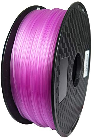 Filament ABS 1,75 Mm ABS Transparent Lila 3D-Drucker Filament 1 Kg Transparent Lila Filament Präzisionsspule Für 3D-Druckstift