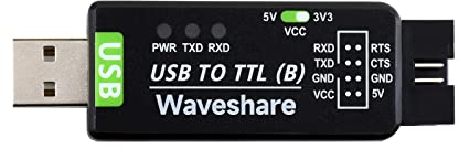 Waveshare Industrial USB to TTL Converter Original CH343G Onboard with Multi Protection Circuits Multi Systems Support