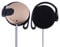 Ear Clip Headphones Wired | 3.5mm Over Ear Game Sports Earphones - Compatible with Mobile Phones for Women and Men Running Hiking Exercising and Daily Life