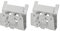 2Inch Horizontal Blinds Cord Lock ZZLZX 2PCS Cord Lock Mechanism for 2 High Profile Horizontal Wood or Faux Wood Blinds, Venetian Blind Cord Lock