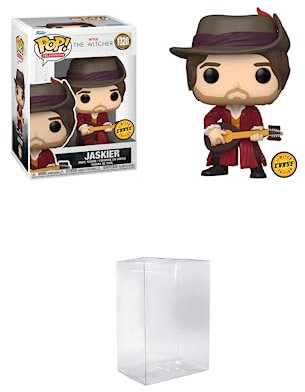 Funko Pop! TV : The Witcher – Jaskier (Chase) livré avec un protecteur de grenier Byron