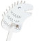 FOLDZILLA Steckenpferd aus Pappe 115 x 40 x 25 cm Hobbyhorse Stockpferd - Dino Stegosaurus zum Ausmalen