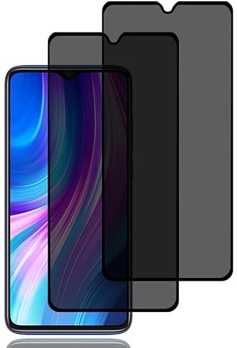 BCHKLAI Sichtschutz Schutzfolie für Xiaomi Redmi Note 8 Pro [2 Stück] | Privacy Schutzfolie, Privacy Schutzglas, 9H Härte, Kratzfest, Blasenfrei, Anti Spy Displayschutzfoli für Redmi Note 8 Pro
