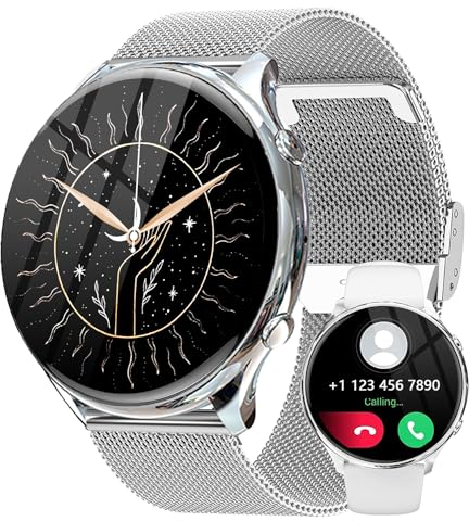 Smartwatch Uomo Donna, 1.39 Orologio Smart Watch con Effettua/Risposta Chiamate, 100+ Modalità Sport, Impermeabile IP67 Orologi Sportivo, Fitness Tracker con Contapassi SpO2 Sonno per Android iOS