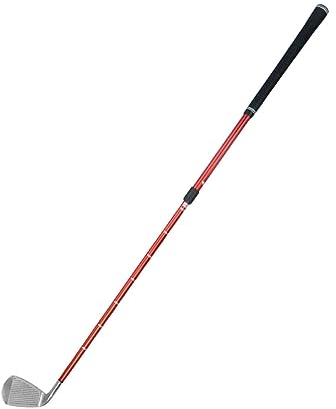 kowaku Golf Wedge Golf Chipper Club Zinklegierung Rechtshänder Teleskop Golf Chipping Übungsschläger für Kinder Erwachsene, Rot