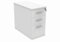 office hippo Strapazierfähiger Schubladenkasten, versperrbarer Aktenschrank, Aufbewahrungslösung für Büro, mit A4-/Kanzleipapier-Hängeregisterauszug, Holz, Arktikweiß, 80 cm tief