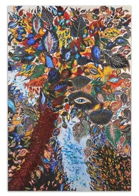 Classique peinture à l'huile Célèbres tableau sur toile‘L'arbre du paradis’Reproduction impression sur toile abstrait Image sur Toile poster Photo sur toile decoration murale 20x30cm8x12Sans cadre