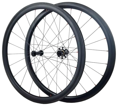 DYSY Carbon Rennrad Laufradsatz 700C V-Felgenbremse 38 MM/50 MM Vier Lager Vorne 20H Hinten 24H Speichenräder for 7/8/9/10/11S Kassette Gewicht 1620 G (Size : 50MM)