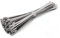 IkErna 304 Multi-Purpose Stainless Steel Cable Ties 1000Mm Exhaust Wrap Coated Self-Locking Metal Zip Ties 100Pcs/1000Mm*4.6Mm