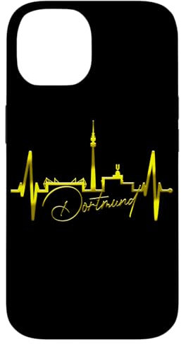 Dortmund Herzschlag Skyline Puls Ruhrpott I Love Dortmunder Hülle für iPhone 14