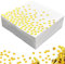Servietten Gold Dots, 60 Stücke Golden Foiled Papierservietten, 2-lagig Weiße Serviette mit Goldenen Punkten, Paper Napkins für Deko Party,Geburtstag, Hochzeit und Feiertagsfeier 33 x 33 cm