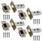 Tubular Latches Mortice Door Latch | Antique Brass | 3 Inch / 78mm | Pack of 4