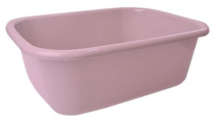 Vision4ever 1Pcs Pink Pastel Washing Up Bowl Plastic Kitchen Large Rectangular Washing Up Bowl Basin Cutlery Tidy Drainer Plastic Washing Up Bowl