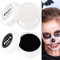 OIGWBPH 100g Maquillaje Halloween Blanco y Negro,Pintura Cara Halloween para Niños y Adultos,Pintura Facial para Teatral Carnaval Fiesta Cosplay,Pintura de Cara para Niños Snazaroo (Negro y Blanco)
