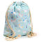 Grupo Darik Kinder-Rucksack mit Kordelzug, für Schule, Strand, Pool, außerschulisch, aus robustem Nylon, mit verstellbaren Kordeln, Einhorn, Mediano-Grande