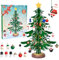 Feliciay Adventskalender 2024,24 Tage Adventskalender Weihnachten,Weihnachten Countdown Hölzernen Weihnachtsbaum,Adventskalender Überraschungen Weihnachtskalender für Geschenke Decoration (6 Blätter)