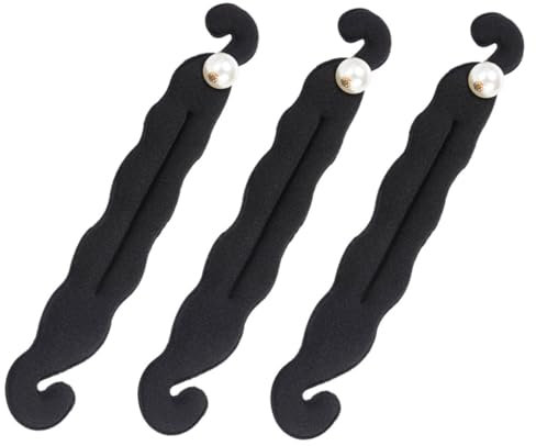 Healeved 3stücke Dutt-maker Für Haare Perlen-dutt-maker Haar-tools Zum Stylen Einfach Zu Bedienen Zubehör