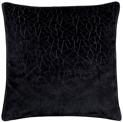 furn. Hoem Malans Cut Velvet Piped Feather Rich Filled Cushion