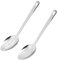 DAWRIS Serving Spoons, Large Slotted Cooking Spoon, Kitchen Cooking Utensils, Stainless Steel Kitchen Cooking Spoon 12 Inch Long Handled Serving Spoon for Parties Kitchen