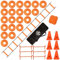 ND Sports Agility Speed Ladder & Cones Football Training Equipment for Kids & Adults Kit Agility Training Footwork Drills | Hurdles Goalkeeper Training Equipment (Orange)