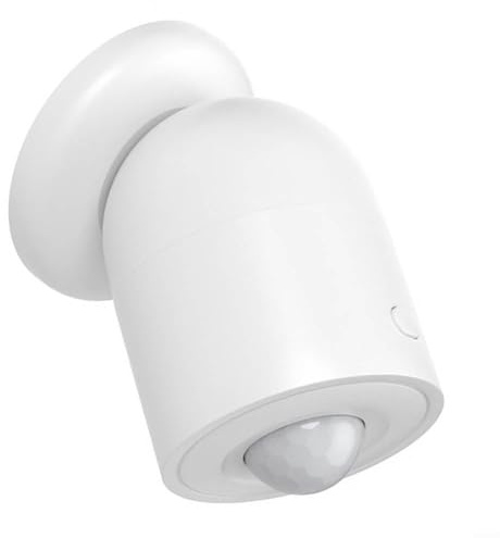 Wireless PIR Motion Sensor SNZB-03P for Zigbee 3.0 Smart Home Integration, 6m 110° Detection, Adjustable 5–60s Interval, CR2477 Battery, for Alexa, IFTTT, Home Systems