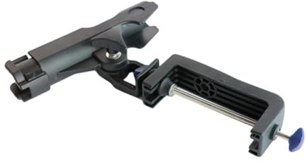 Perfeclan Bootsangelrutenhalter, abnehmbar, 360° drehbar, Rutenablage, Angelrutenhalter für Reling, Yacht
