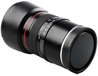 Objectif Portrait Plein Format téléobjectif Moyen 85 mm F1.8 à Mise au Point Manuelle, Compatible avec Les appareils Photo Hybrides Canon EOS R, R3, R5, R6, R10 et R100.