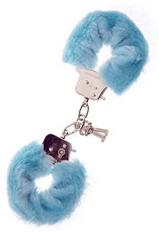 Dream Toys Handschellen mit Plüsch, metall, blau