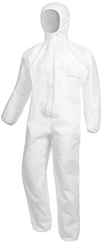 Nitras Unisex 1020609-XL Schutzoverall, Weiß, XL