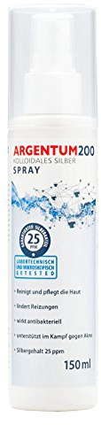 COLLOIDAL SILVER 25ppm SPRAY 150ml Argentum