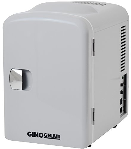 Gino Gelati 4 Liter 2 in 1 Mini Kühlschrank Kühlbox Warmhaltebox Campingkühlschrank 12 & 220 Volt, kühlt bis 25°C unter Umgebungstemperatur