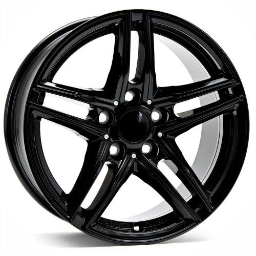 Borbet XR black glossy 8x17 ET30 5.00x120 Hub Bore 72.50 mm - Alu felgen