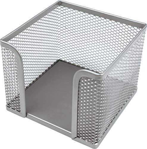 helit H2518400 - Zettelbox „the cube network“, silber