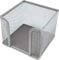 helit H2518400 - Zettelbox „the cube network“, silber