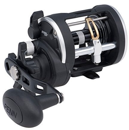 PENN Rival Level Wind Rollen, 15| Right |5.1:1 |520g, Schwarz/Silber