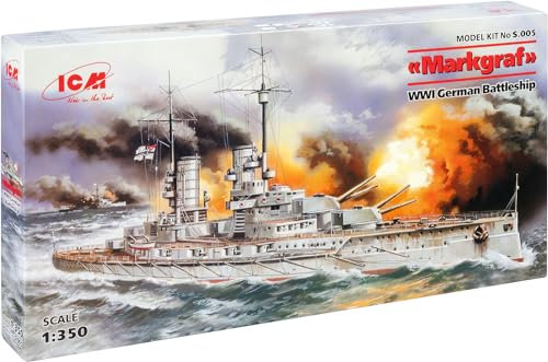 ICM 1:350 - Markgraf WWI German Battleship