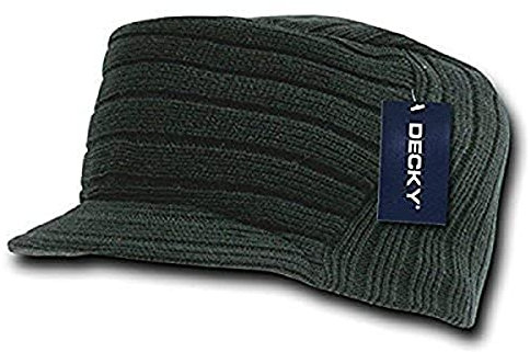 DECKY Beanie Flat Top Jeep, Schwarz, Nicht zutreffend